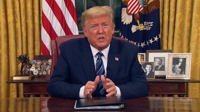 Coronavirus: Trump suspends travel